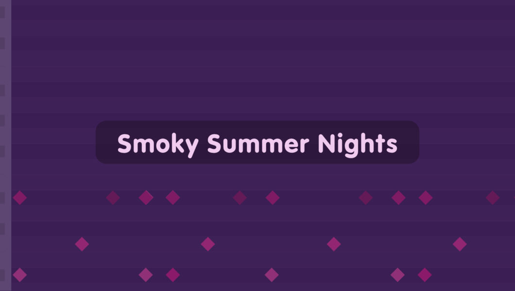 Smoky Summer Nights – custom Ardour theme by Flame2Fame Music with purple and smoky tones for stylish music production.