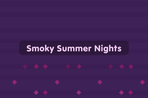 Smoky Summer Nights – custom Ardour theme by Flame2Fame Music with purple and smoky tones for stylish music production.